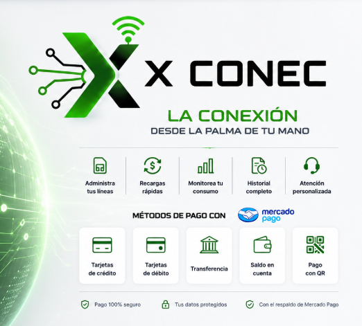 X CONEC: beneficios y métodos de pago